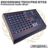 Recording Tech Pro-Rtx8 8 Channel Professional Audio Mixer -Termurah