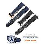 2024▫ XIN-C时尚4 Substitute for/Omega/watch strap Seamaster 300 Speedmaster AT150 Golden Needle Captain Master Chronometer Nylon Canvas Men