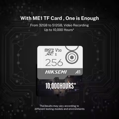 HIKSEMI High Speed Memory Card 1TB 2TB Micro TF SD Card 128GB 256GB TF Card For Camera Surveillance 