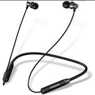 全新 LENOVO HE05 磁吸頸掛式藍牙耳機 - 通話功能 Lenovo HE05 Wireless Bluetooth 5.0 in-Ear Neckband Earphones with Mic Talk