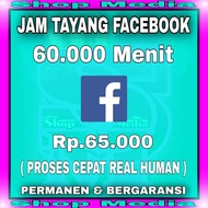 FACEBOOK JAM TAYANG SYARAT MONETISASI