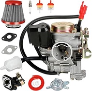 EOPOAYI GY6 50cc Carburetor for Tao tao 50cc 49cc ATM50 Pony VIP Scooter Chinese 4-Stroke Engine Mop