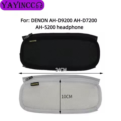 Headphone HeadBeam Cover for DENON AH-D9200 AH-D7200 AH-5200 Earphone Zipper knitted fabric headband