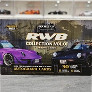 [Car Model] [Ingenious Ready Stock] TW 1: 64 RWB Hobby Box Cards 4 Pieces per Pack