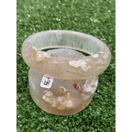 56mm Sakura agate bangle