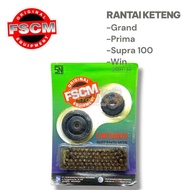 MESIN FSCM CHAIN KETENG KAMPRAT GRAND PRIMA SUPRA 100 WIN engine chain 25SH-84