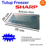 Tutup  frezeer kulkas SHARP SJ-M151T SJ-N166 pintu freser freezer freeser frezer Original