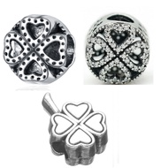 4-leaf piercing Charm