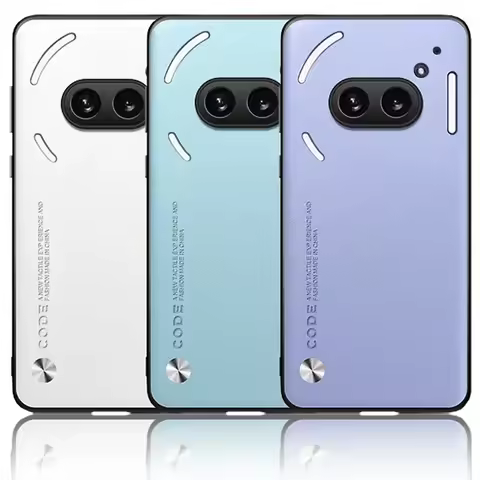 Plain Leather Case For Nothing Phone 2A Nothing Phone (2a) Nothing 2 1 Luxury Hybrid Hard Phone Cove