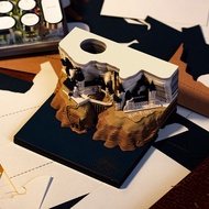 [G-Plus Studio] 2025 Calendar Harry Potter Notepad 3D Three-Dimensional Hogwarts Castle Hand-Teared 