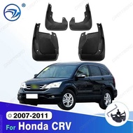 4Pcs Durable ABS For Honda CRV 2007-2011 2008 2009 2010 Car Mud Flaps Fender Grds Easy Install Auto 