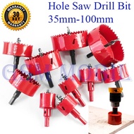 Hole Saw Drill Bit Hole Building Tool for Wood, Plastic, PVC, Ceramic 30mm-100mm - 10008486