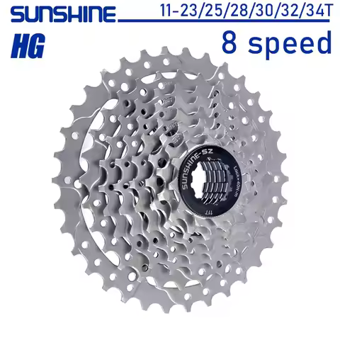 SUNSHINE 8 speed cassette Ultralight 8-speed Road bike cassette 11 23 25 28 30 32 34 bicycle sprocke