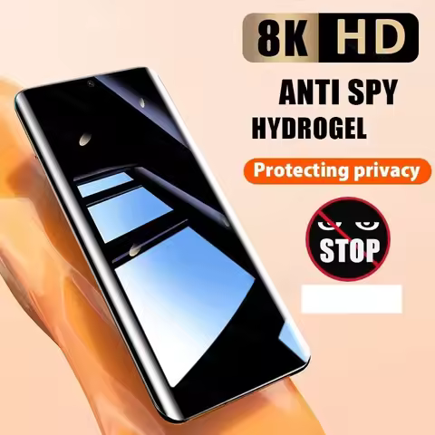 Privacy Hydrogel Film For Samsung J7 Pro A9 2018 J5 2017 S10 A90 S20 Plus A7 2017 S6 Edge J7 Prime A