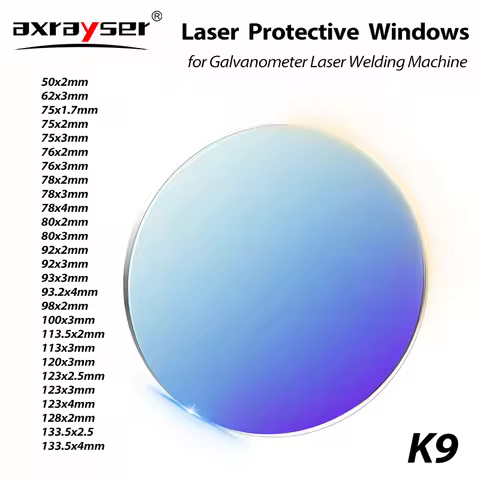 K9 Laser Protective Lens Galvanometer Scanners Protective Windows 93x3 113x3 146x5 150x3 for Galvano
