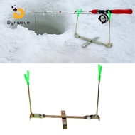 Dynwave 1 Piece Dual Fishing Rod Holder 360 Degree Rotation Stainless Steel Rod Stand