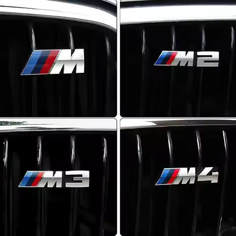 BMW Grille Emblem Car Front Modification M Badge For BMW E91 X5 E70 F11 E30 F31 X3 F25 E61 E83 X1 E5