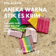 Stick Stik Es Krim Warna-Warni  (pak isi 40 pcs)– Kreasi Keren dan Anti Mainstream