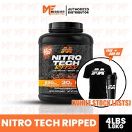 Muscletech Nitrotech Ripped 4 lbs/1.8 kg - Makanan tambahan Whey Protein