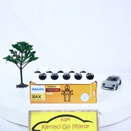 Philips BAX8.5d/2 T5 Black 12 VOLT 1.2 Watt 12598CP Original Car Motorcycle Dashboard Panel Light Bu