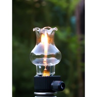 Qingsuiman New Retro Atmosphere Courtyard Tent Outdoor Cassette Stove Gas Tank Light Gas Light Campi