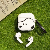 Snoopy 正版授權 SNOOPY 史努比無線藍牙耳機+保護套組 附掛環