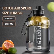 JUMBO SPORTS WATER BOTTLE FOR MEN AND WOMEN / GYM FITNESS WATER BOTTLE / 1700 ML 2700 ML WATER BOTTL