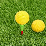 New Golf Balls 10pcs Indoor Or Outdoor Practice Golf Balls Yellow PU Soft Golf Balls Golf Training A
