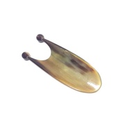 手工水牛角刮痧板 | 臉部輪廓雕塑與肌肉舒緩