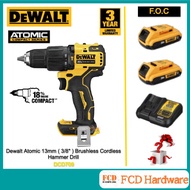 DEWALT Atomic DCD709D2-BI 13mm ( 3/8" ) Brushless Cordless Hammer Drill Impact Drill ( DCD709D2, DCD