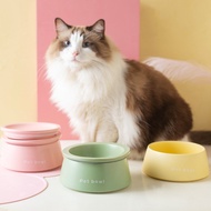 Three-Piece Set Cat Bowl Ceramic Dog Bowl Cat Food Bowl Combination Pet Bowl Cat Food Bowl Cat Bowl 