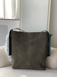 Original authentic Songmont large suede hanging Tote bag womens handbag Tablet Computer bag Single shoulder crossbody bag Brand sling bag