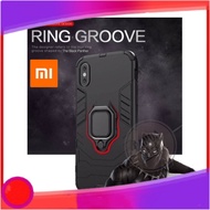 Xiaomi Mi 9 9SE Max3 PocoPhone F1 M3 Redmi 7 Note 6 Pro 8A 9C Black Panther Series Casing with 360 I