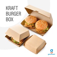 Kraft Paper Burger Box and Sausage Box – Sturdy, Grease-Resistant Packaging