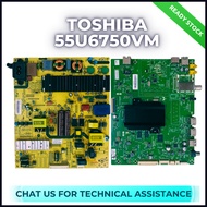 Toshiba 55U6750VM Power Board Main Board L5R031 1750578M-M00032
