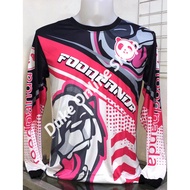 ▩☊Food Panda Motorcycle Jersey Long Sleeves T-Shirt Dryfit Full Sublimation