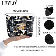 LEVLO Fourth Wing Cosmetic Makeup Bag Dragon Rider Inspired Gift Iron Flame Dragon Rider Zipper Pouc