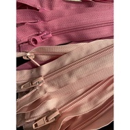 SEPARABLE PINK/FUCHSIA PINK NYLON ZIPPER(SCIL/ORDS)