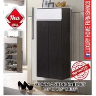 WALL  SHOE CABINET 2 Doors (Open) 9696, L2ft H4ft, waterproof and scratch-resistant KOREA Imported, 