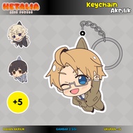 HP GANTUNGAN [Hetalia axis powers] Keychain & strap full acrylichp USA version anime character Hetal