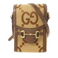 GUCCI 帆布1955 Horsebit Mini Shoulder Bag金扣肩背袋