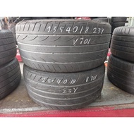 second Tyre 235/40/18 Yokohama v701 2023 year (2pcs tyre together)