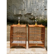 Recommended Bird Cage Succulent Cage Pre-assembled Bird Cage with All Bamboo Accessories 20x30cm The
