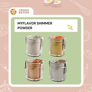 MyFlavor Antique Shimmer Colour Powder / Edible Shimmer Powder / Butter Cream Shimmer Dust / Glitter