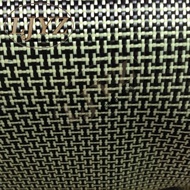 "LJYZ"【Grade A】3K 200gsm 40inch/1m width H Yellow Kevlar & Carbon fiber mixed Fabric Plain Hybrid Ca