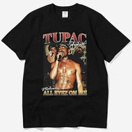 American Rapper 2PAC Tupac Short Sleeve T HIP HOP RAP Black Size: S~3XL