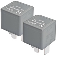 2Pcs F80B-14B192-AA 12VDC 70A 4-Pin Automotive Power Relay – Relay Arus Tinggi Serasi dengan V23136-