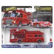 โมเดลรถเหล็ก Hot Wheels Premium Team Transport no.83-85 – Ferrari 250 GTO Toyota AE86 Sprinter True