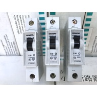 Siemens Brand New Ready Stock 5SX21 Air Switch Circuit Breaker 1P20A32A40A 5SX21 1P C63