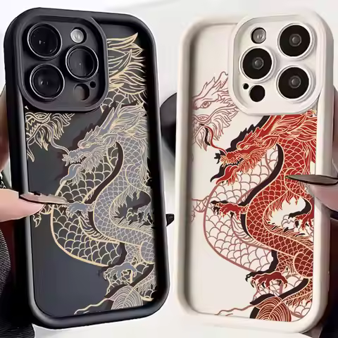 Luxury Fashion East Dragon Phone Case for Oppo Realme C65 C63 C67 C55 C53 C35 C33 C31 13 12 11 GT6 G